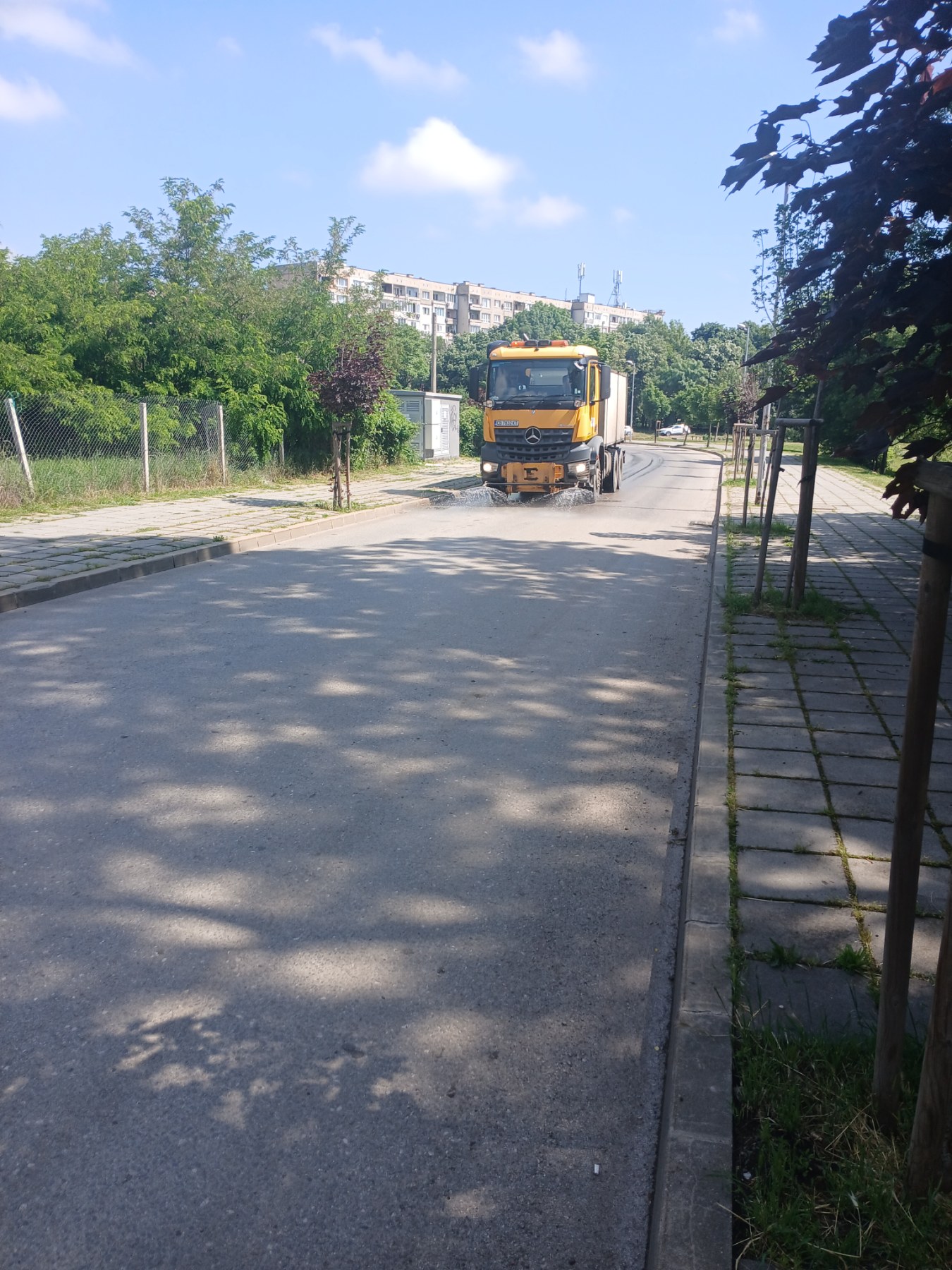 Миене на улични платна