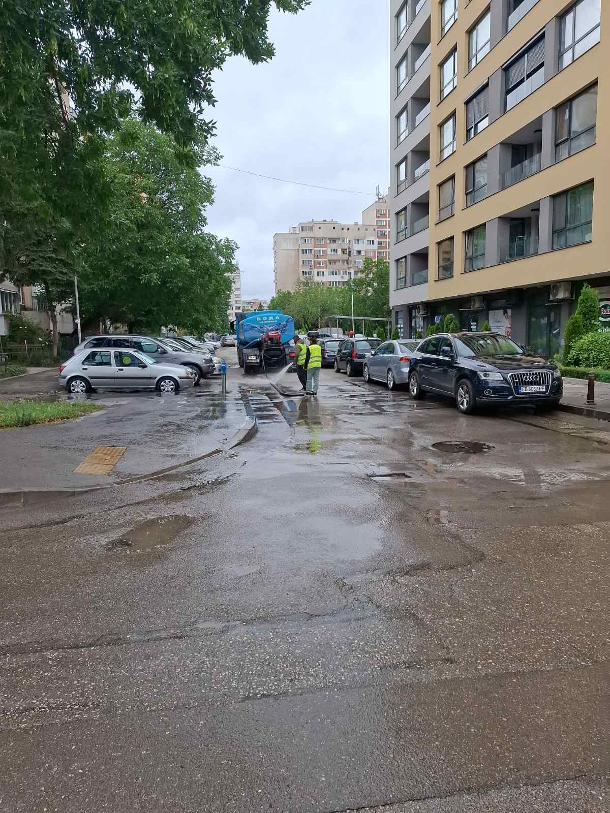 Миене на улици