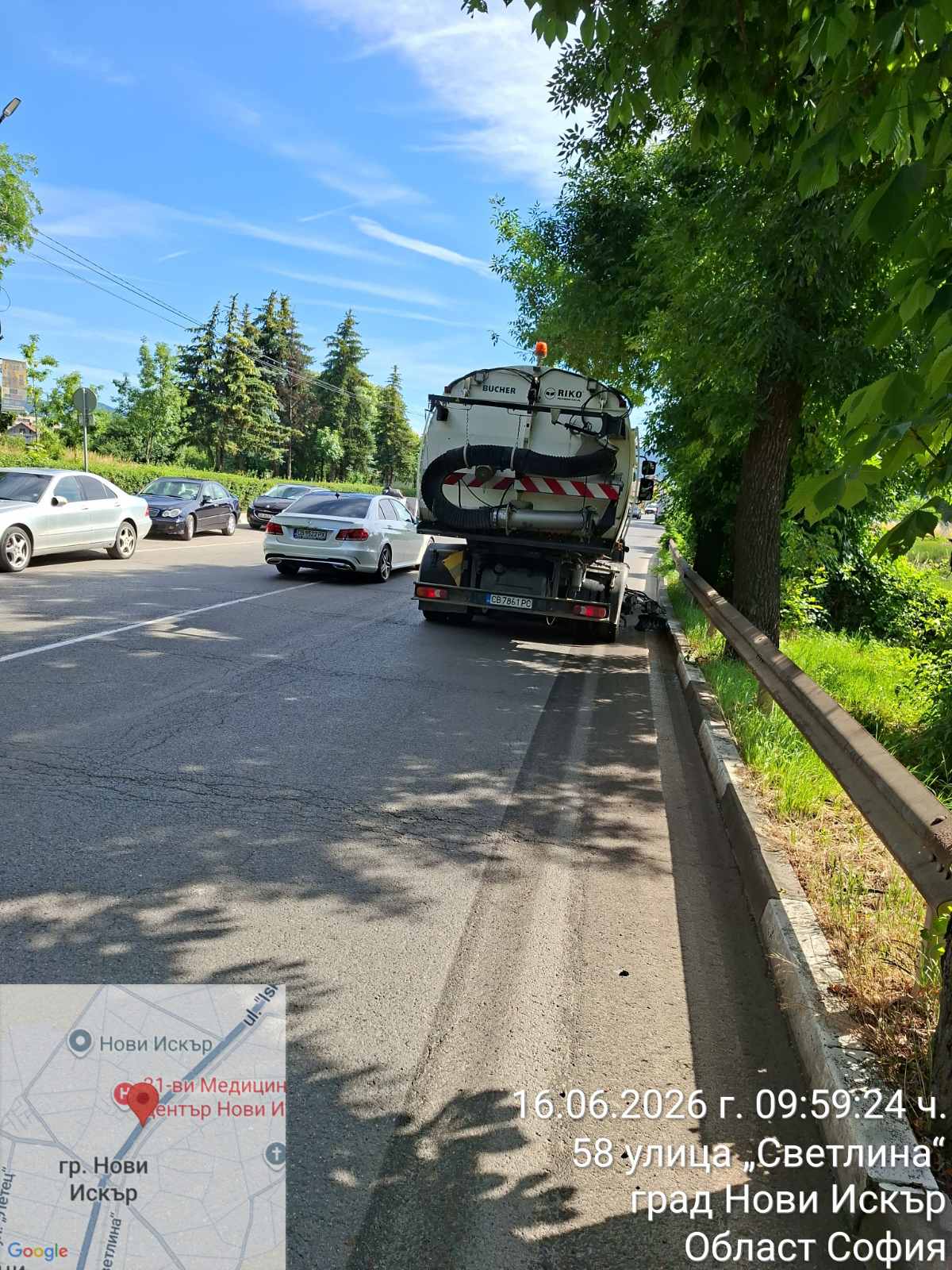 Механизирано метене на улични платна