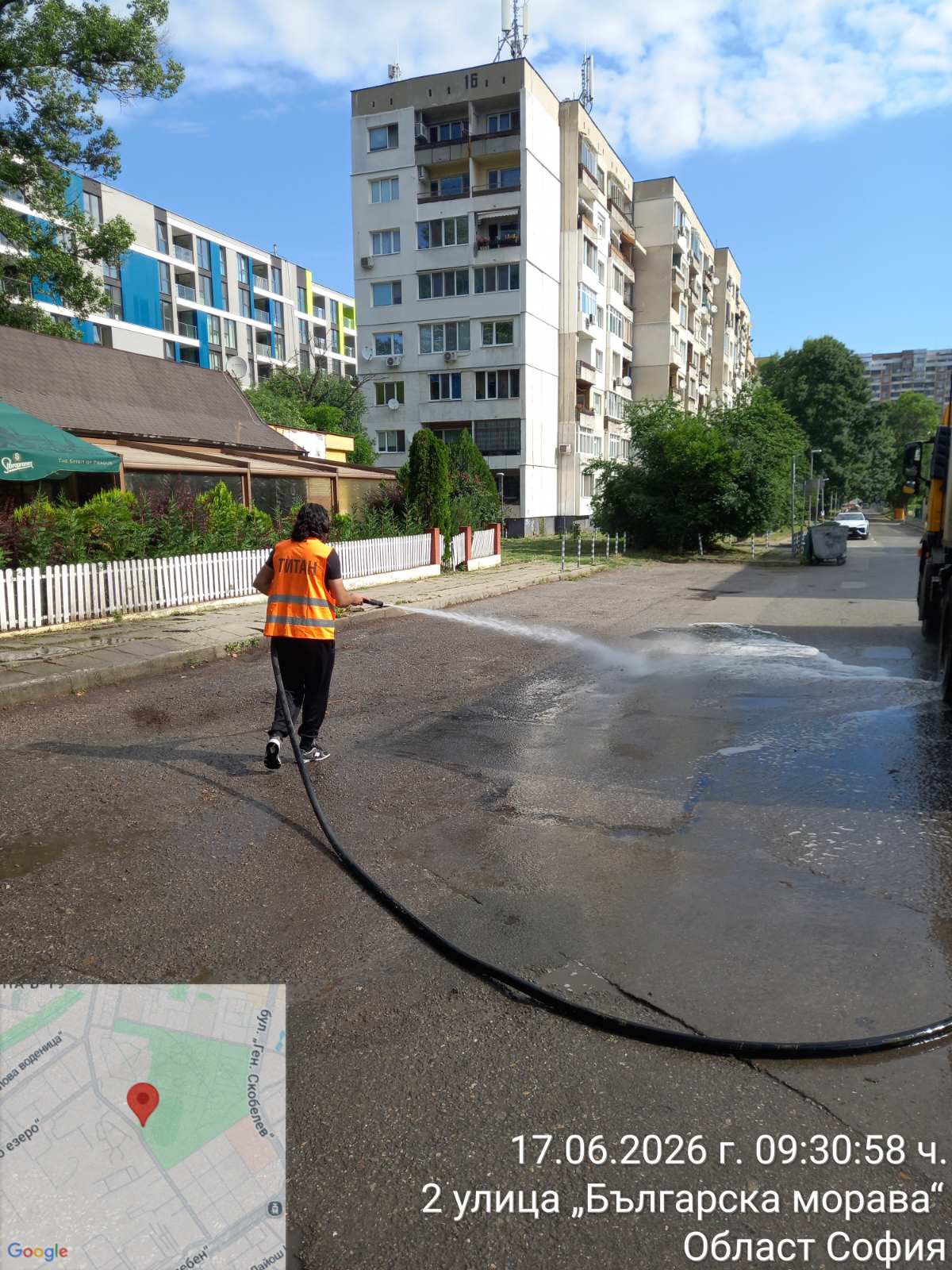 Миене на улични платна
