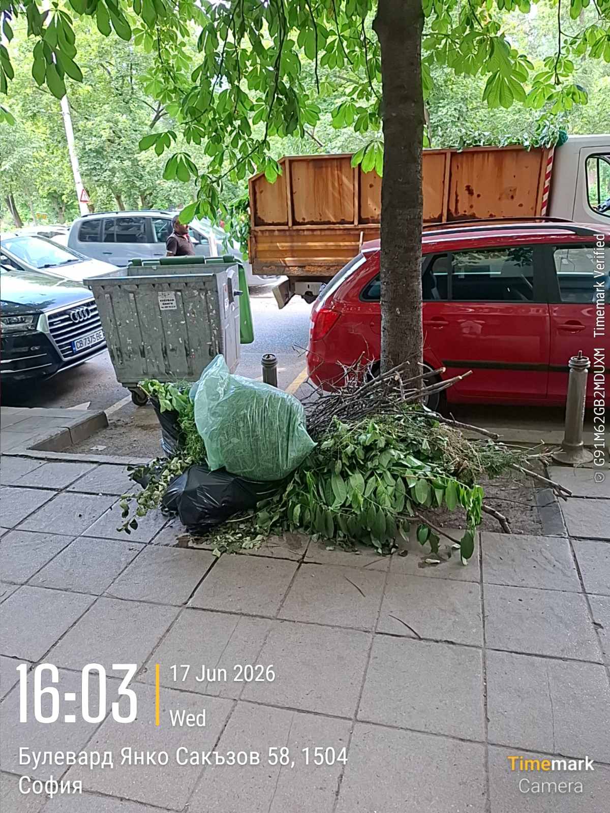 Събиране и извозване на зелени отпадъци
