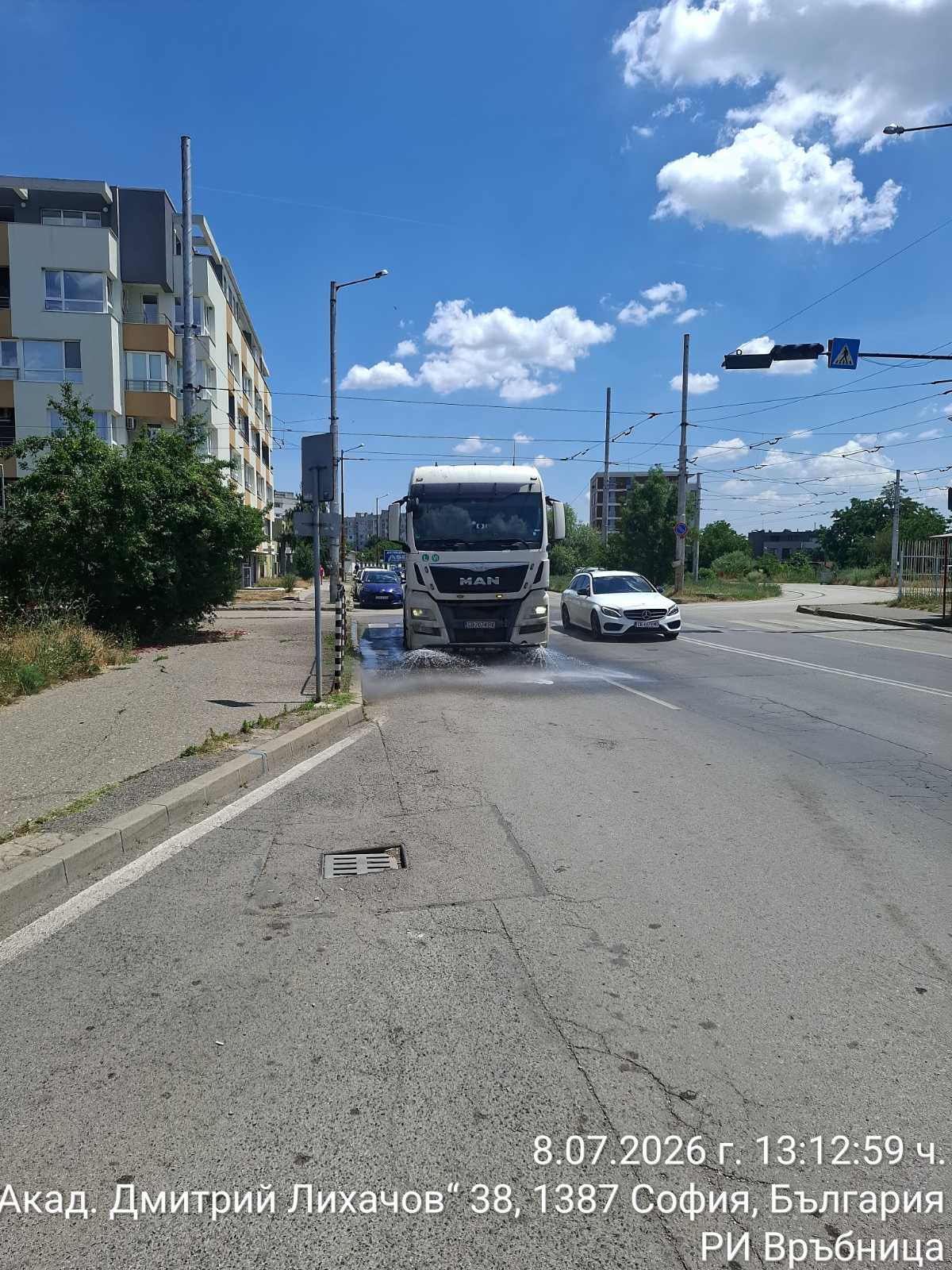 Миене на улици