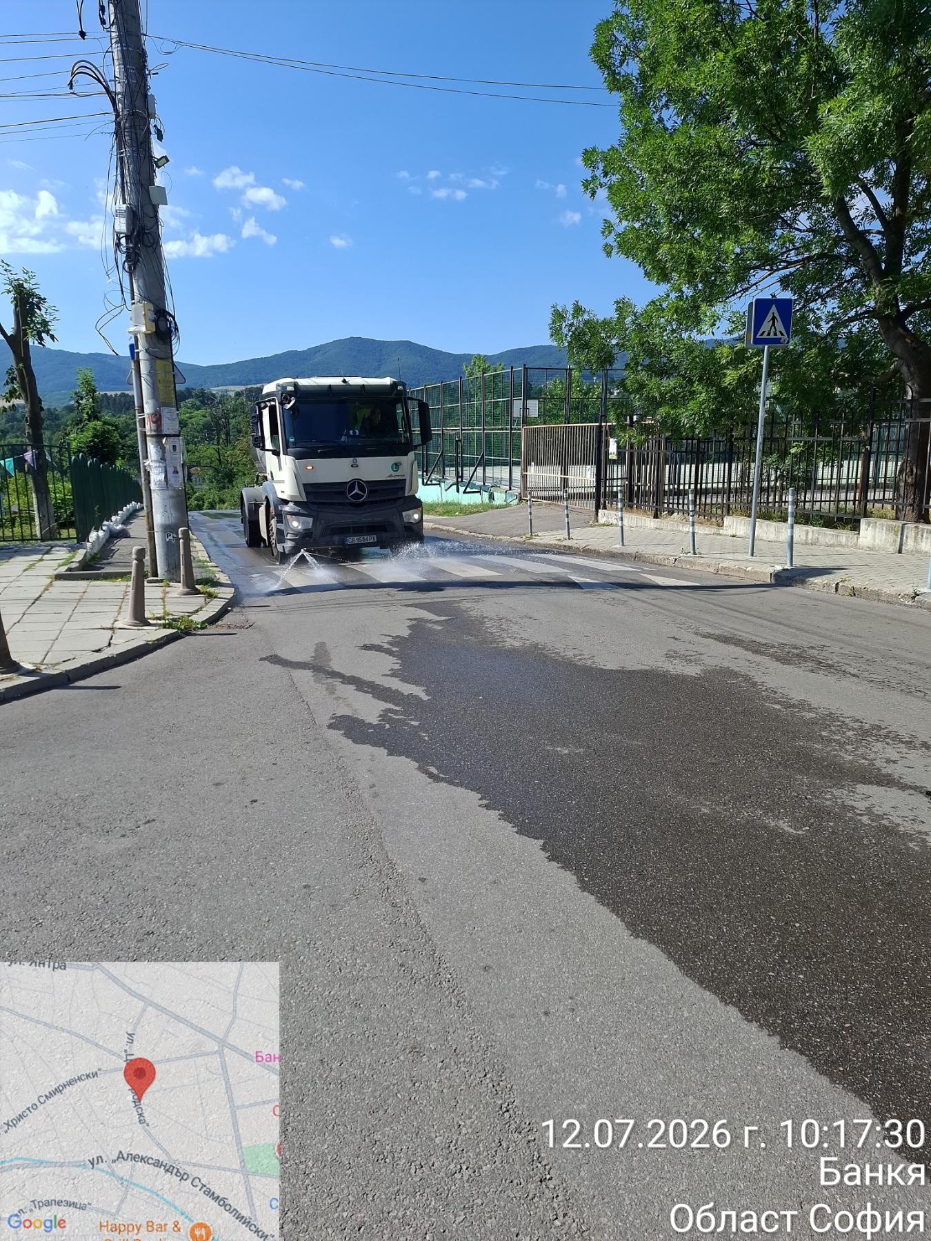 Миене на улични платна