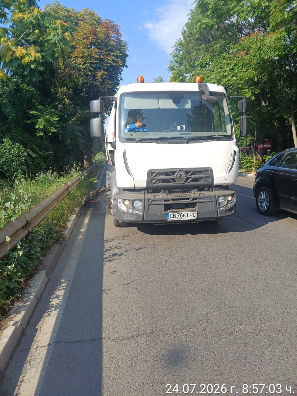 Механизирано метене на улични платна