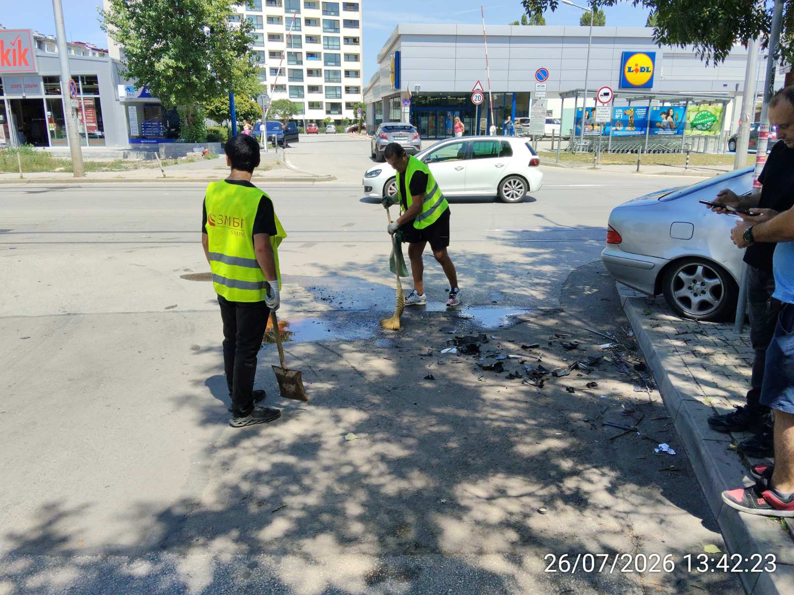 Почистване след ПТП