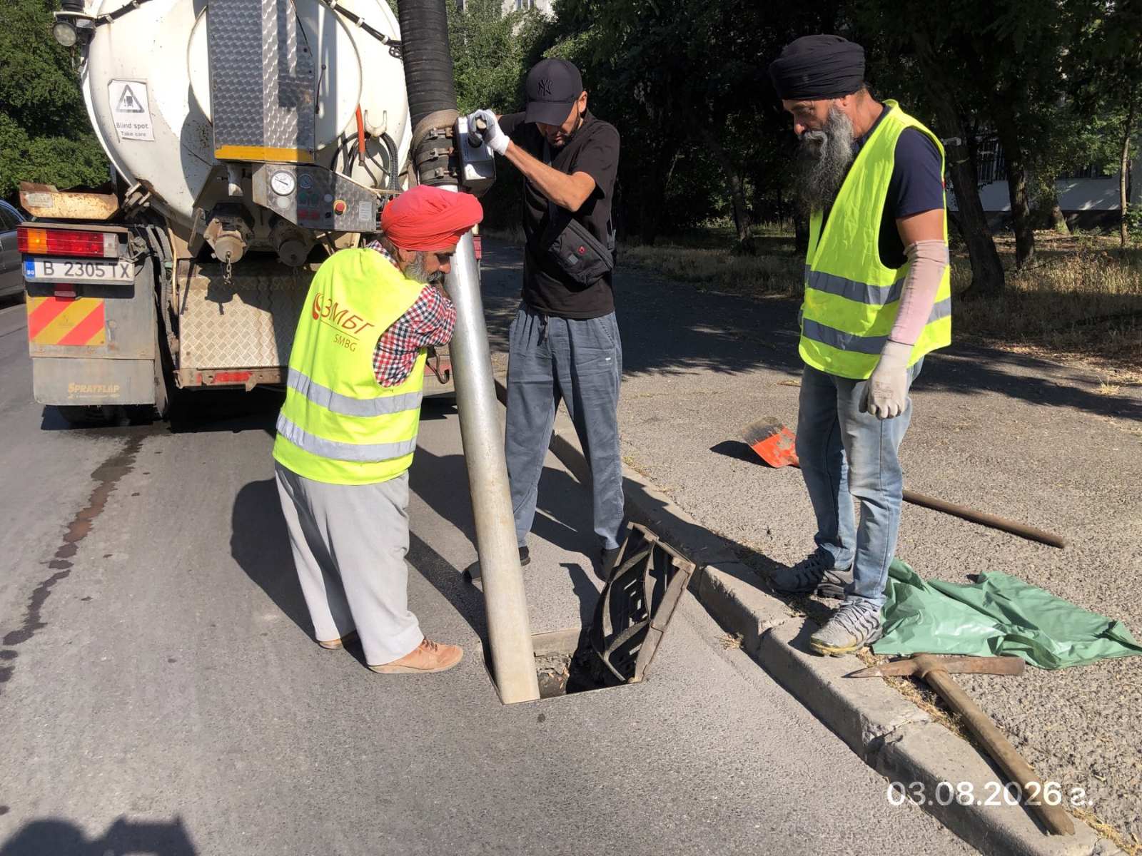 Профилактика на дъждоприемни шахти 