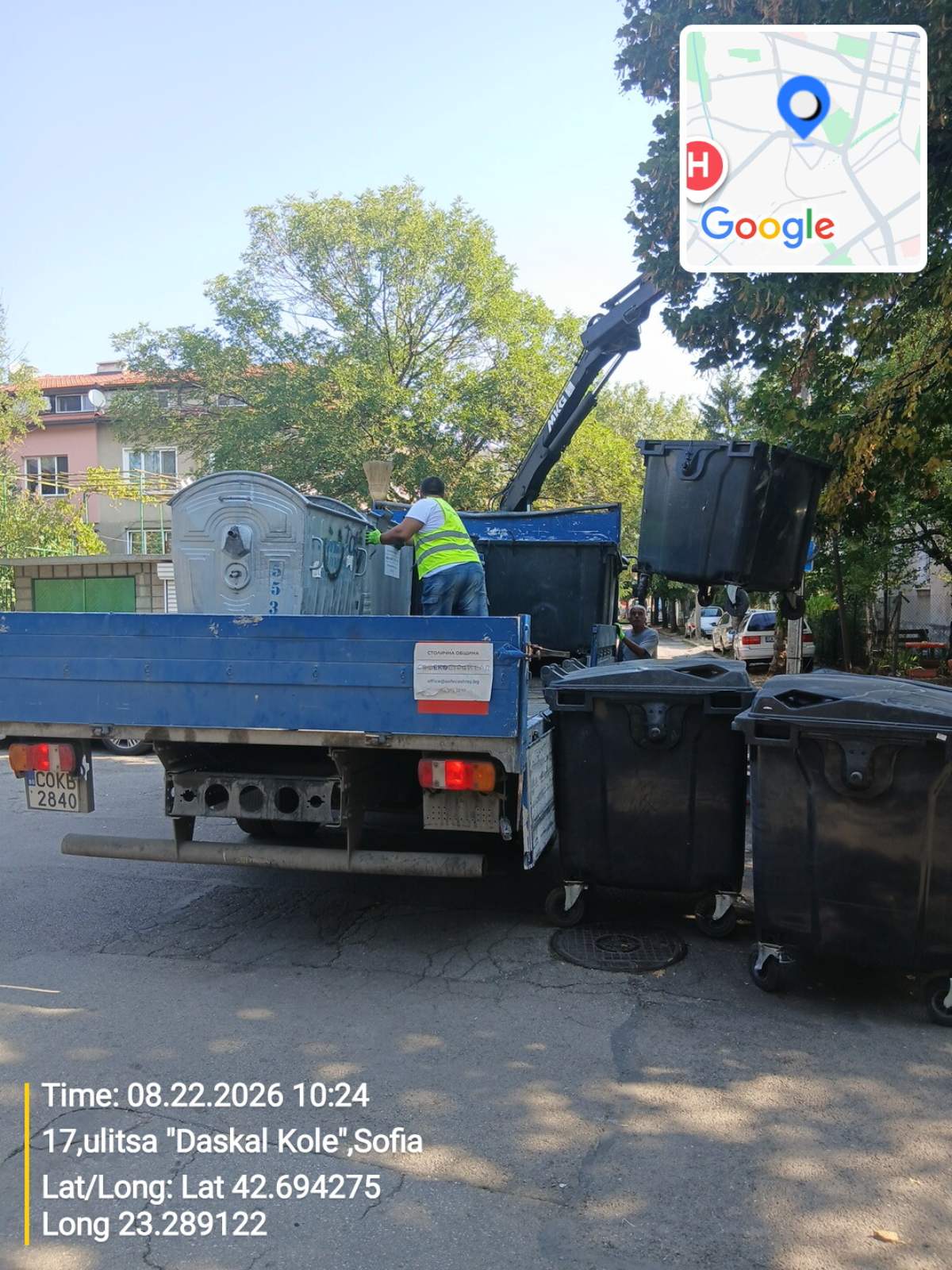 Подмяна на технически неизправни контейнери за битов отпадък