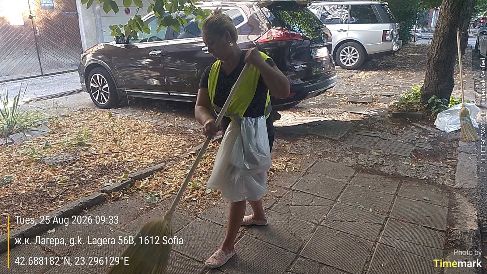 Почиставне на тротоари 