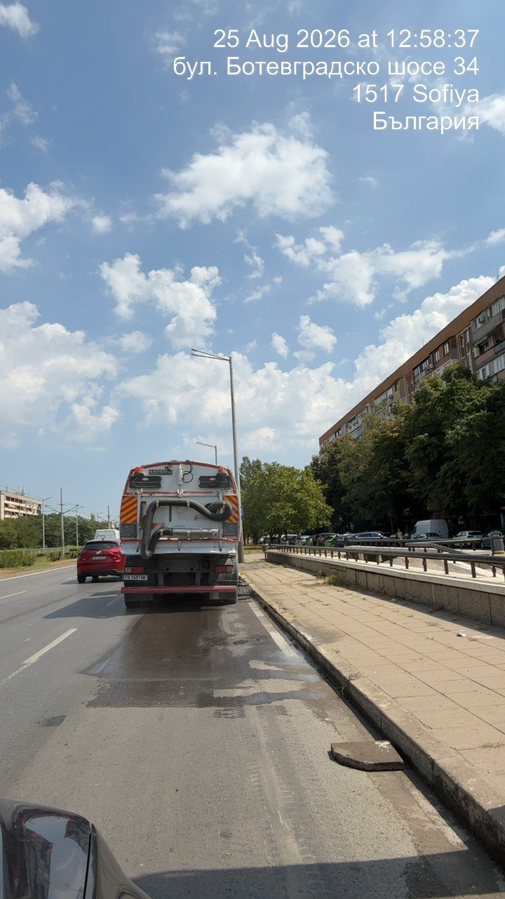 Механизирано метене на улични платна