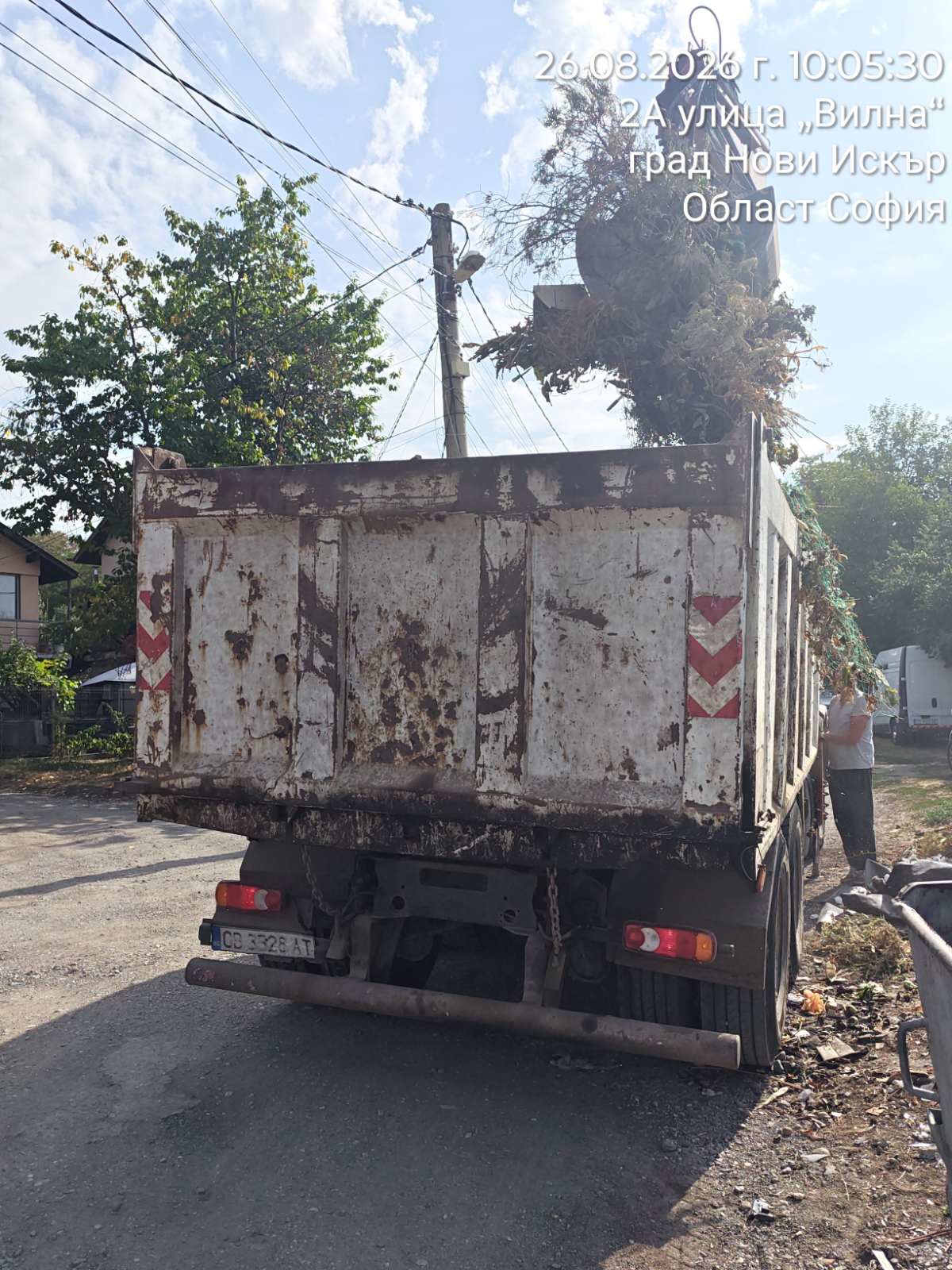 Събиране и извозване на зелени отпадъци