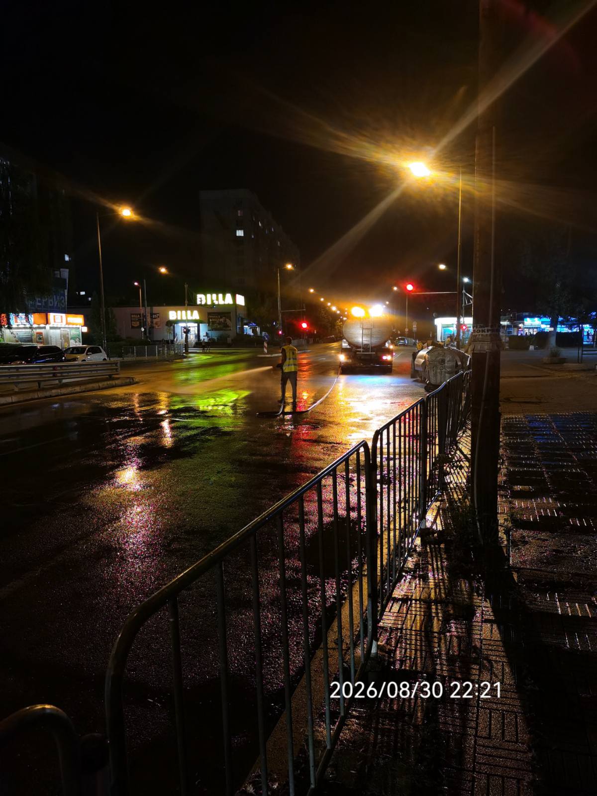 Миене на улични платна