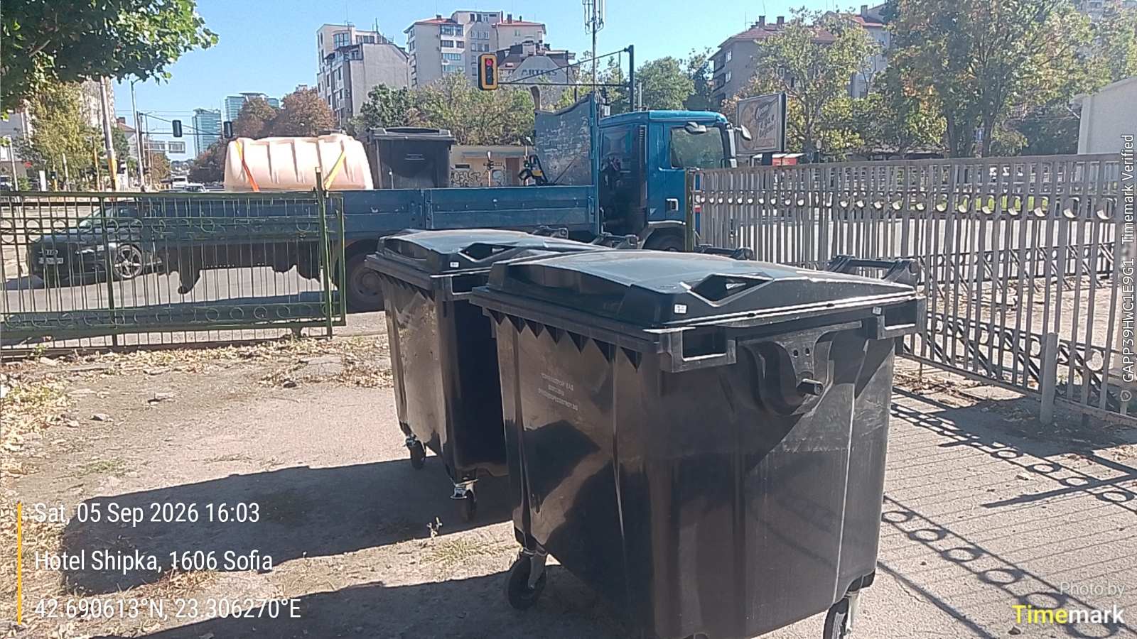 Дезинфекция на контейнери за битов отпадък