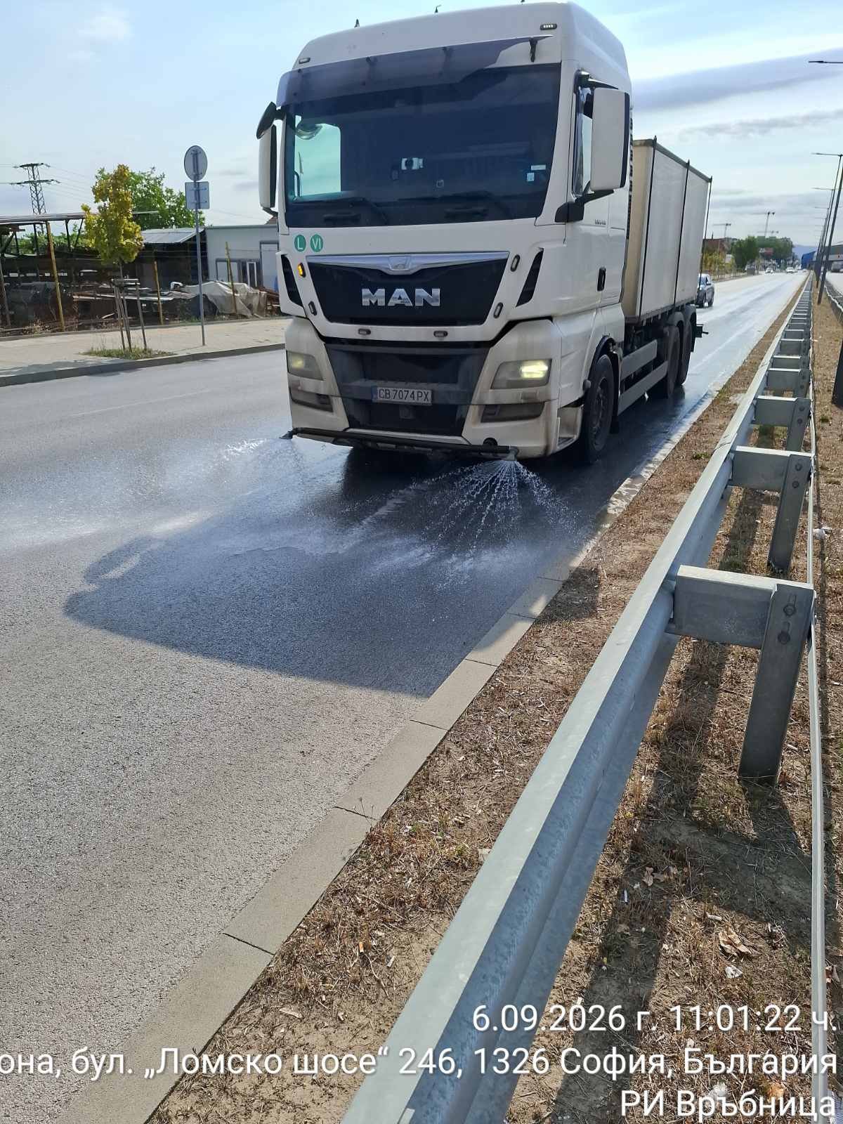 Механизирано метене на улични платна