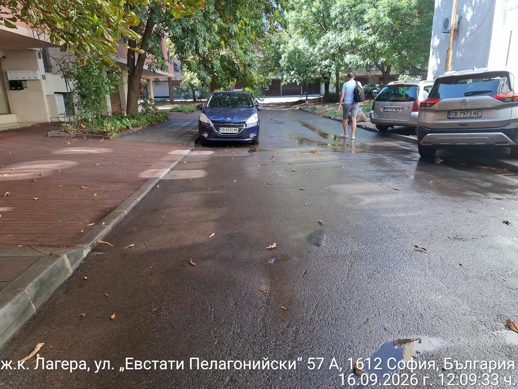 Миене на улични платна