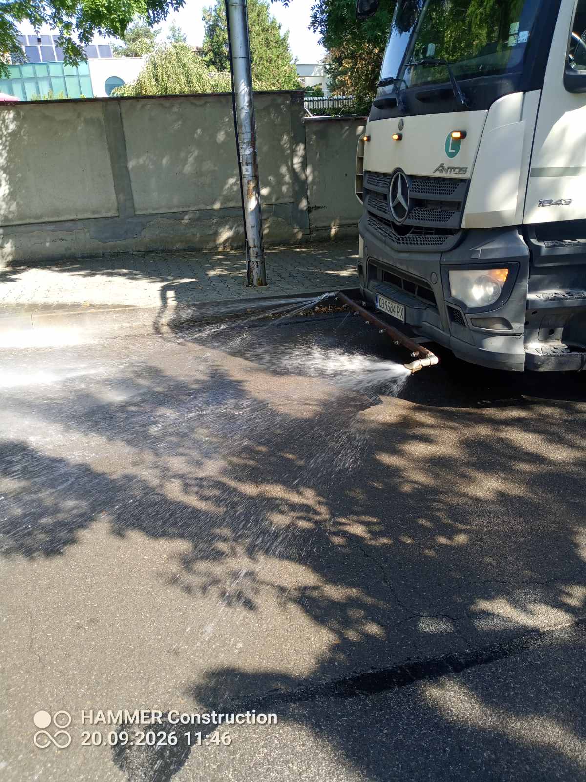 Миене на улици и булеварди