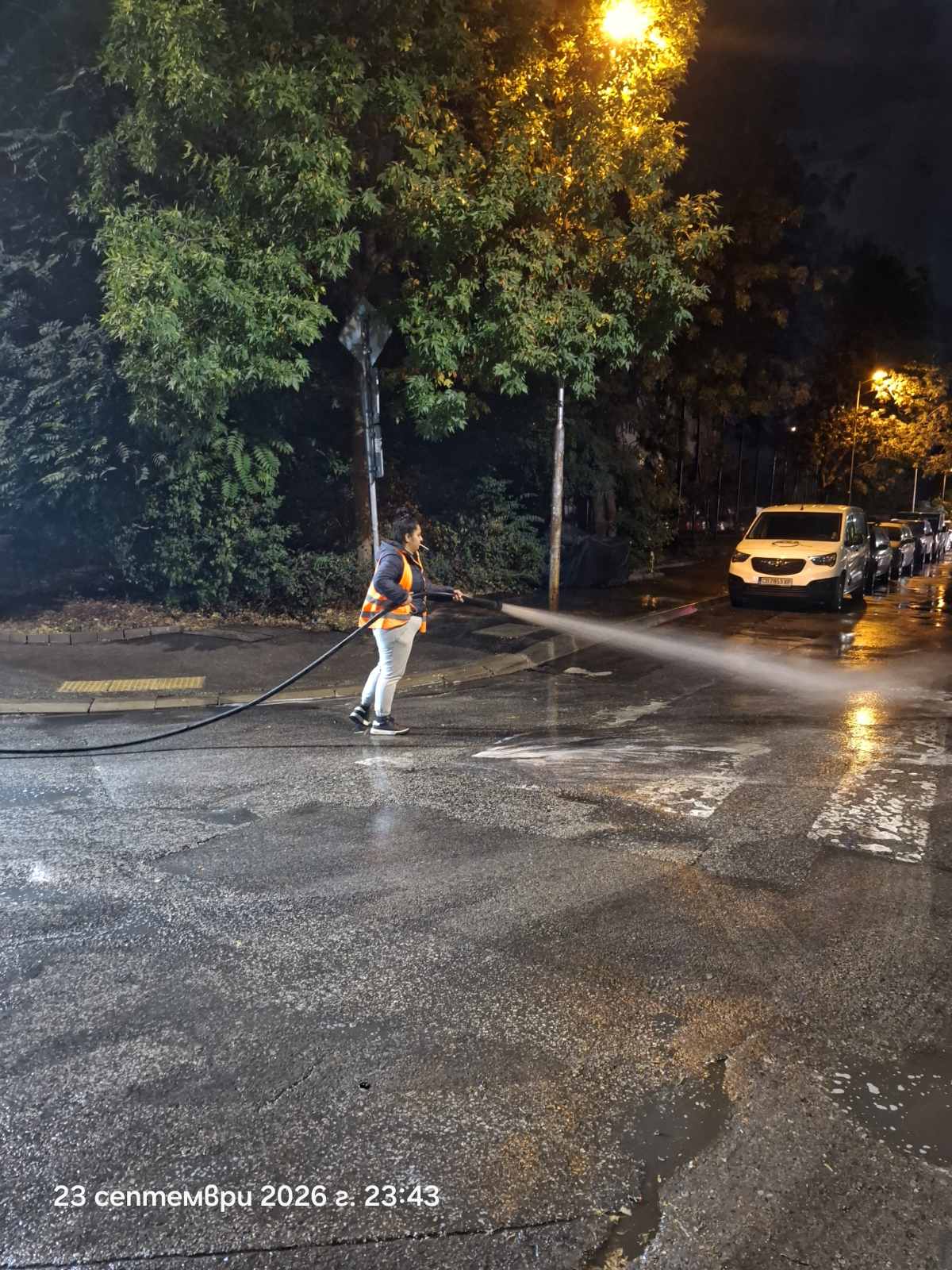 Миене на улични платна