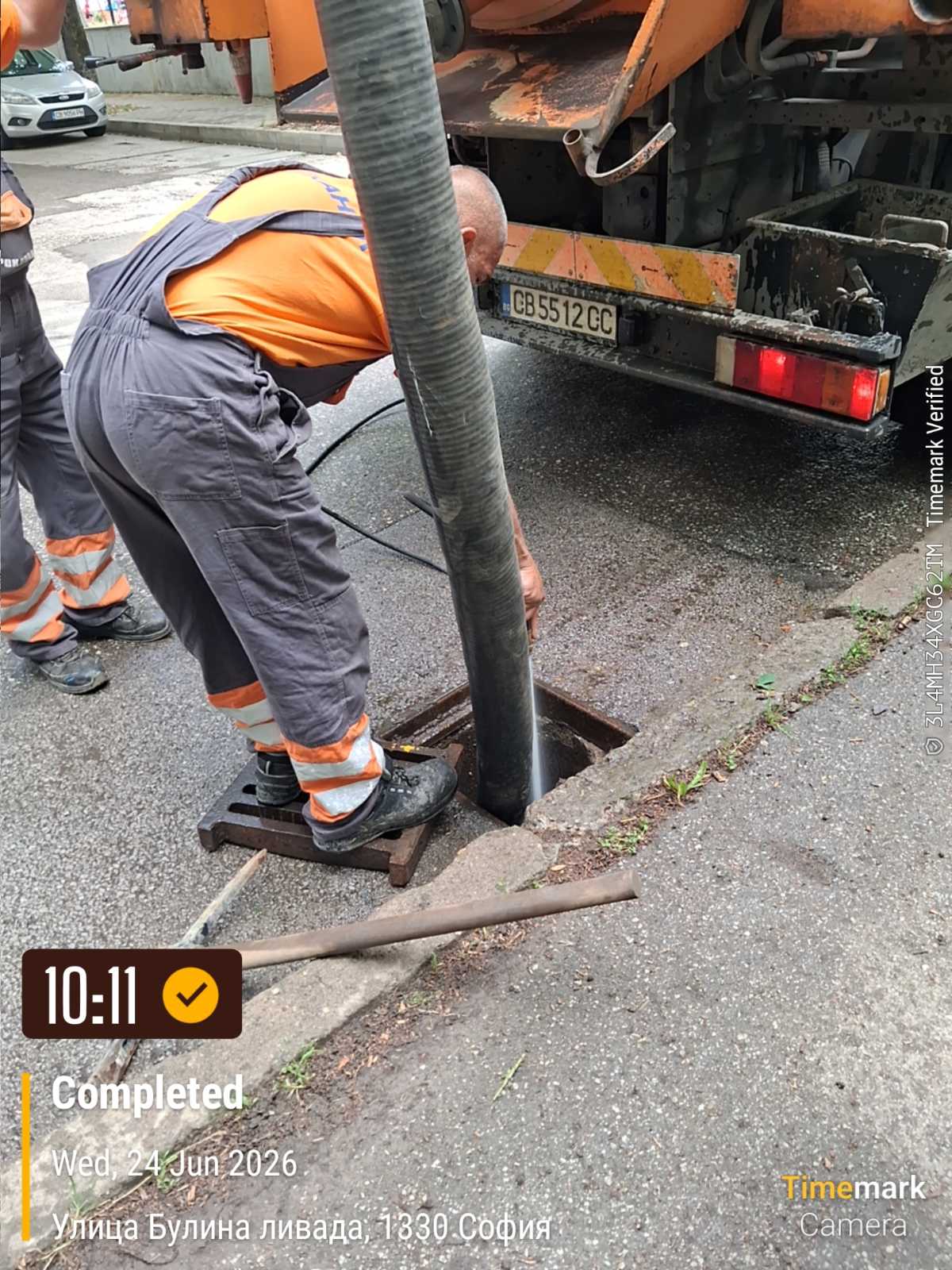 Почистване на дъждоприемни шахти